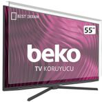 Best Ekran Grundig 55 Ggu 8965 B 55 İnç 139 Tak Çıkar Şeffaf Askı İpli Ekran Koruyucu