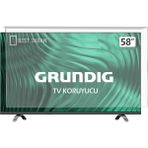 Best Ekran Grundig 58 İnç 147 Ekran Tak Çıkar Şeffaf Askı İpli Tv Ekran Koruyucu Paneli