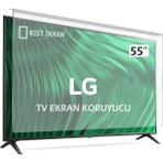 Best Ekran Lg 55QNED70A6A Tv ekran Koruyucu - LG 55" Inç 139CM 140 Ekran Qned Kırılmaz Tv Ekran Koruyucu - 55 inç