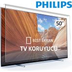 Best Ekran Philips 50" inç 126 cm Tv Ekran Koruyucu Android 4K-8K OLED Ultra HD Smart Ambilight LED - 50 inç