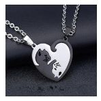 Best Friends Yin Yang Kedili Kolye Kalp Sevgili Çift Arkadaş Kolyesi