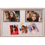 Best Hediye Ahşap Ipli Mandallı Fotoğraf Çerçeve - 27X42CM