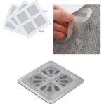 Best Hırdavat 10 Adet Gider Kapatıcı Pislik Tutucu Kendinden Yapışkanlı Banyo Gider Kapağı ve Sineklik Tamir Çok Amaçlı Bant 10CMX10CM