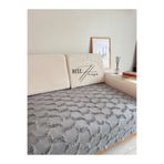 best house decor Şönil oturma kısmını kapatan koltuk örtüsü 90x220 cm (koyu GRİ)