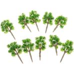 Best Life 10X Plastik Model Ağacı Z Ölçer W / Tren Düzeni Wargame Manzarası Diorama White (Yurt Dışından)