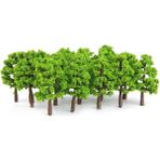 Best Life 20 Adet Model Ağaçları Düzeni Tren Demiryolu Sokağı Diorama Manzarası 1: 150 N Ölçek Açık Yeşil (Yurt Dışından)
