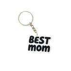 Best Mom Yazılı Anahtarlık – Anneler Günü Hediyesi (Siyah)