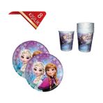 Best Parti Frozen Elsa Doğum Günü Tabak Bardak Seti 8 Kişilik