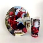 Best Parti Spiderman Örümcek Adam Doğum Günü Tabak Bardak Seti 8 Kişilik