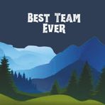 Best Team Ever Notebook with 10 action tab pages: Blank Lined sheets with corner tabs for quick reference, last 10 pages consist of checkboxes with line combination along with corner tabs.