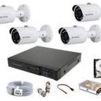 Besta BG-2104 1080P 2MP 4 Kameralı AHD Güvenlik Seti