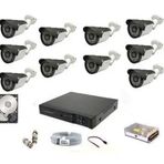 Besta BG-4160 1080P 2MP 10 Kameralı AHD Güvenlik Seti
