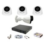 Besta BG-5206 2MP 1080P 3 İç Mekan 1 Dış Mekan Kameralı AHD Güvenlik Seti
