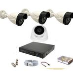 Besta BG-5207 2MP 1080P 3 Dış Mekan 1 İç Mekan Kameralı Ahd Güvenlik Seti