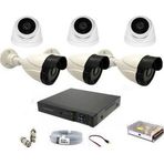 Besta BG-5243 2MP 1080P 3 Dış Mekan 3 İç Mekan Kameralı AHD Güvenlik Seti
