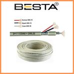 Besta KD-1381 100 mt 2+1 0.22 CCTV Kamera Kablosu