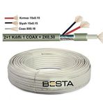 Besta KD-1388 250 mt 2+1 0.50 CCTV Kamera Kablosu