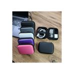 BestÇanta Organizer Mini Çanta, Şarj Aleti, Mini Kulaklık, Kablo, Bellek, SD Kart Taşıma Çantası Siyah