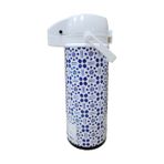 Bestchoice Pompalı Termos 1.9 Lt Mavi - Beyaz