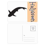 Bestchong Blue Ocean Shark Fierce Animal Halloween Kartpostal Seti Teşekkür Kartı Posta Tarafı 20 adet