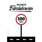 Beste Fahrlehrerin Geschenk: Notizbuch Fahrschule für Weltbeste Fahrlehrerin das Dankeschön Fahrlehrer Frauen schönes Abschiedsgeschenk für Fahrschullehrerin ein Danke zur Führerschein Prüfung