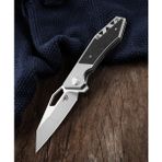 BESTECH FRACTAL BT1907A Titanyum+Karbon Fiber Kaplama Sap S35VN Çakı