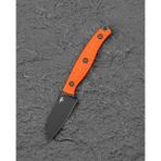 BESTECH HEIDIBLACKSMITH#3 BFK07B Turuncu G10 Sap 14C28N Çelik Bıçak