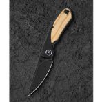 Bestech Knives BESTECH LITO BT2307C Titanyum+Zeytin Ağacı Kakma Sap M390 Çelik Çakı