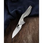 Bestech Knives BESTECH THE RETICULAN BT1810A Titanyum Sap CPM-S35VN Çelik Mini Çakı