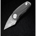 Bestech Knives BESTECH TULIP BT1913F Titanyum Sap Damascus Çelik Mini Çakı ( Damasteel )