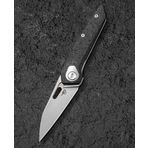 Bestech Knives VK-VOID BT2305B Beyaz Boncuk Kumlama+Taş Yıkama Titanyum+ Karbon Fiber Sap Stonewash Elmax Çakı