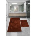 Bestekar LunaSoft Kiremit Büyük Boy Kaymaz Emici Yumuşak Makinede Yıkanabilir İkili Modern Banyo Paspas Takımı