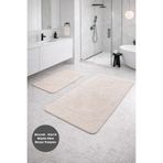 Bestekar Serenza Vizon Büyük Ebat Banyo Paspası 2’li Set 80x140 & 50x70 Kaymaz Taban