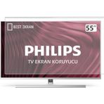 Bestekran Philips 55OLED810 TV EKRAN KORUYUCU - Philips 55" inç 139 Ekran Smart 4K UHD Dolby Vision Atmos Titan OS Ambilight