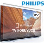 Bestekran Philips 85" inç Android 4K-8K OLED Ultra HD Smart Ambilight LED QLED TV Televizyon Tv Ekran Koruyucu