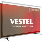 Bestekran VESTEL 55UV9750 TV EKRAN KORUYUCU - Vestel 55" 139 cm VİDAA LED TV Kırılmaz Ekran koruyucu