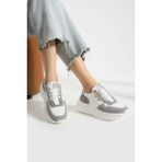 Bestello Bağcıklı Termo Taban Sneaker 331-SUT-30 Kadın Ayakkabı - Beyaz