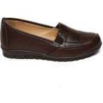 Bestello Bağcıksız Termo Taban Comfort 018-M113 Kadın Ayakkabı - Kahve