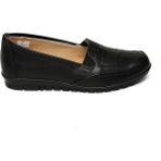 Bestello Bağcıksız Termo Taban Comfort 018-M113 Kadın Ayakkabı - Siyah
