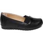 Bestello Bağcıksız Termo Taban Comfort 018-M97-25K Kadın Ayakkabı - Siyah