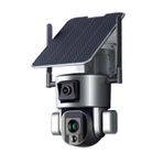 Bester 4k Solar 4g Sim Kart Güneş Panelli Çift Lensli Ptz Kamera