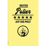 Bester Polier: Danke Notizbuch für Handwerker ein praktisches Geschenk für Polier als Danksagung die super Überraschung beim Bedanken mit kleiner Geschenkidee nach guter Arbeit und Leistung