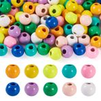 Bestewelry Yuvarlak boncuklar, 100 adet, 4 mm, 10 renk, sprey boyalı, rondelle küreler, mesafe tutucu, küçük tek renkli gevşek boncuklar, el işleri, arkadaşlık bileklikleri, kolyeler, küpeler
