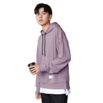 Bestgift B081CR8Q5M Açık Mor Erkek Kapüşonlu Sweatshirt