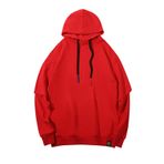 Bestgift B081CSJ2CM Kırmızı Erkek Kapüşonlu Sweatshirt