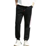 Bestgift Beam Siyah 4 Uzun Sport Erkek Pantolon