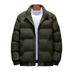 Bestgift BSGFNC0792-4 Yeşil Ordu Erkek Mont
