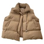 Bestgift Gilets Haki Kolsuz Kadın Yelek