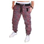 Bestgift Hip Hop Urban Wine Red Günlük Erkek Pantolon