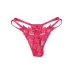 Bestgift Kadın tanga slip midi slip külot, külot, gül kırmızısı, tek beden